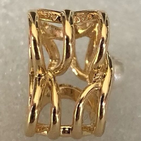 ❗️NEW❗️Pandora 14k Gold Openwork Swirling Heart & Treated Freshwater Pearl Charm - Picture 9 of 11